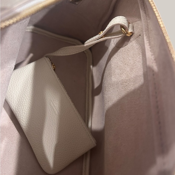 Needle - Bowling Bag in Whisper White with Gold Hardware - Size Small - Picture 4 of 6